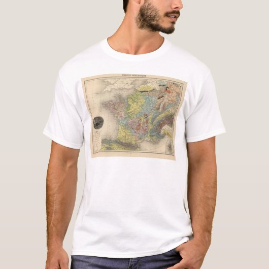 地質フランス Tシャツ (正面)
