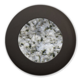 地質ホワイト花崗岩ロックテクスチャ セラミックノブ