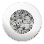 地質ホワイト花崗岩ロックテクスチャ セラミックノブ (正面)