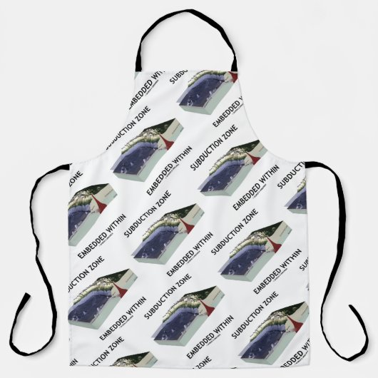 地質ユーモアの中に埋め込まれた沈み込みゾーン エプロン (正面)