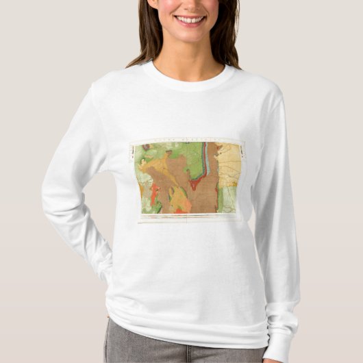 地質ロッキー山脈 Tシャツ (正面)