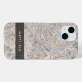 地質ロックテクスチャ写真 Case-Mate iPhoneケース (裏面 (横))