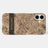 地質ロックテクスチャ写真 Case-Mate iPhoneケース (裏面 (横))