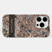 地質ロックテクスチャ写真 Case-Mate iPhoneケース (裏面 (横))