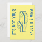 地質君のせいじゃない俺のだ! サンキューカード (正面/裏面)