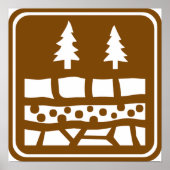 地質吸着道路標識 ポスター (正面)