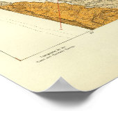 地質図サンフランシスコ ポスター (角)