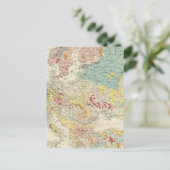 地質図ヨーロッパ ポストカード (スタンド正面)