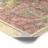 地質図ロンドン ポスター (角)