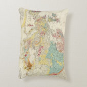 地質地図ヨーロッパ アクセントクッション (裏面(縦))