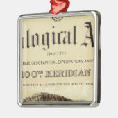 地質地図書のとびら メタルオーナメント (左)