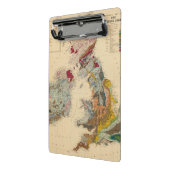 地質地図、イギリス諸島 ミニクリップボード (アングル2)