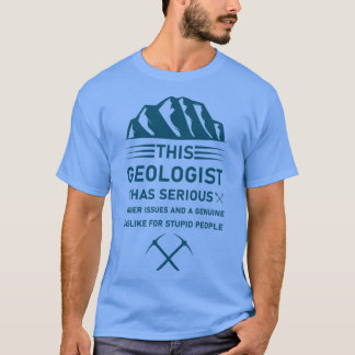 地質地球科学おもしろい地質学者11 Tシャツ