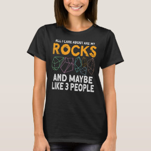 地質地質地質学者ストーンロック狩りアゲートハンター Tシャツ