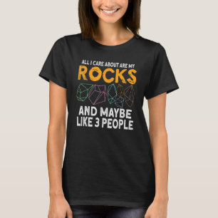 地質地質地質学者ストーンロック狩りアゲートハンター Tシャツ