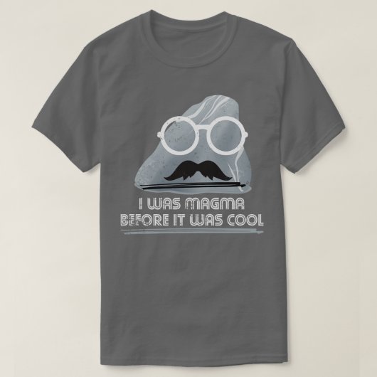地質学おもしろいレトロ岩地質学者 Tシャツ (デザイン正面)