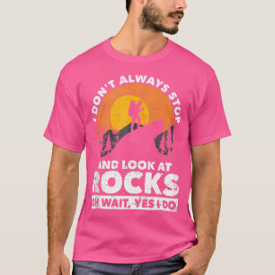 地質学おもしろい学山登り古生物学者 Tシャツ