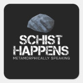 地質学おもしろい学者のための地質学研究所ギフト スクエアシール (正面)