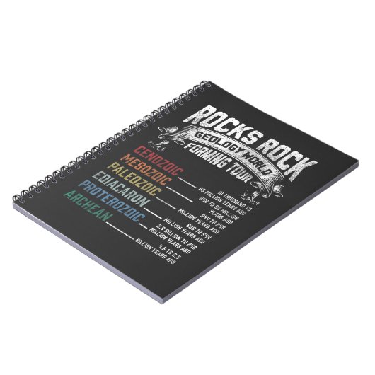 地質学おもしろい岩の形成ユーモア地質学者 ノートブック (左側)