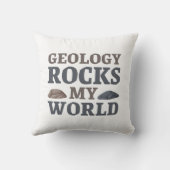 地質学が私の世界を揺り動かす クッション (裏面)