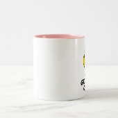 地質学のひよこ ツートーンマグカップ (中央)