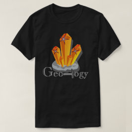 地質学のオレンジの宝石用原石 Tシャツ