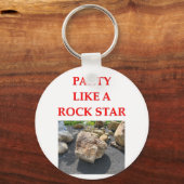 地質学のジョーク キーホルダー (正面)