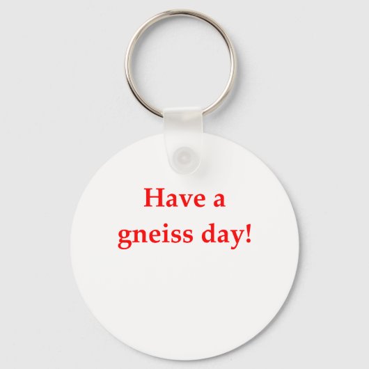 地質学のジョーク キーホルダー (正面)