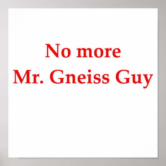 地質学のジョーク ポスター (正面)