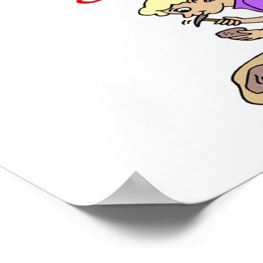 地質学のジョーク ポスター (角)