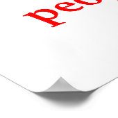 地質学のジョーク ポスター (角)