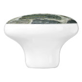 地質学の古い石塀 セラミックノブ (側面)