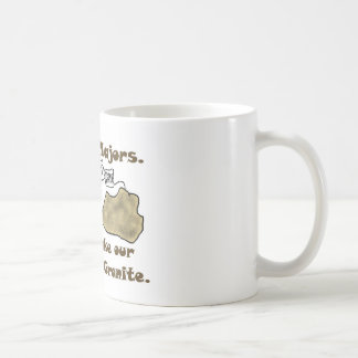 地質学の専攻学生は花こう岩のための私達の片岩を取りません コーヒーマグカップ