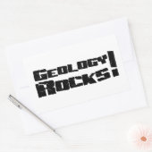 地質学の岩のシール 長方形シール (封筒)