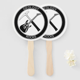 地質学の岩の手のファン ハンドファン