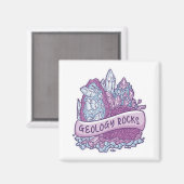 地質学の岩の招待 マグネット (正面/裏面)