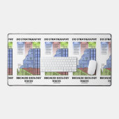 地質学の岩グランドキャニオンのために層序を行う デスクマット (キーボード&マウス)