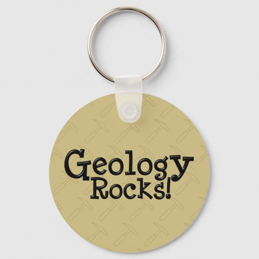 地質学の岩！ キーホルダー (正面)
