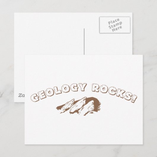 地質学の岩! ポストカード (正面/裏面)