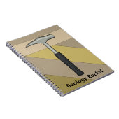 地質学の岩！ロックハンマー ノートブック (右側)