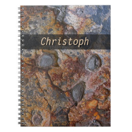 地質学の汚い石の質の写真文字 ノートブック