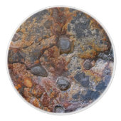 地質学の汚いSedemantaryの石の質 セラミックノブ (正面)