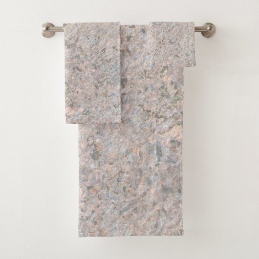 地質学の珊瑚の花こう岩の写真 バスタオルセット (インサイチュ)