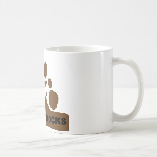 地質学の石 コーヒーマグカップ (右)