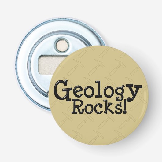 地質学の石! 栓抜き (正面)