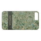 地質学の緑の石の質の写真 Case-Mate iPhoneケース (裏面(横))