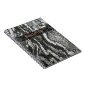 地質学の装飾的なネコ科パターン文字 ノートブック (右側)