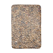 地質学の装飾的な小石は写真に投石します バスマット (正面縦)