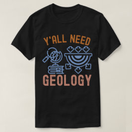 地質学の誕生日おめでとう Tシャツ