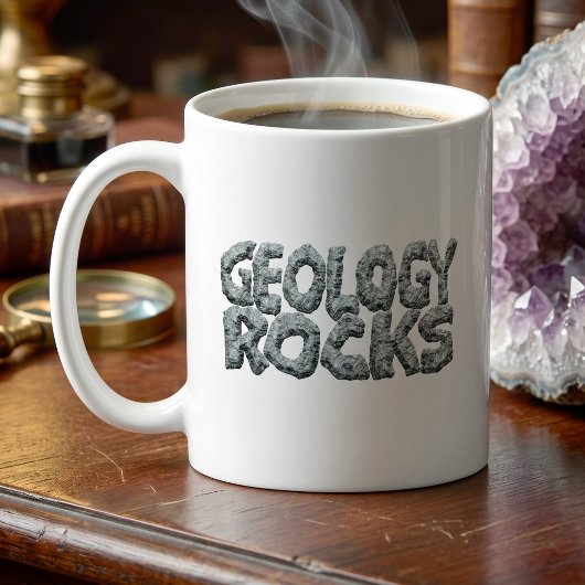 地質学はロックだ 地球科学のパロディ - 岩石コレクター コーヒーマグカップ